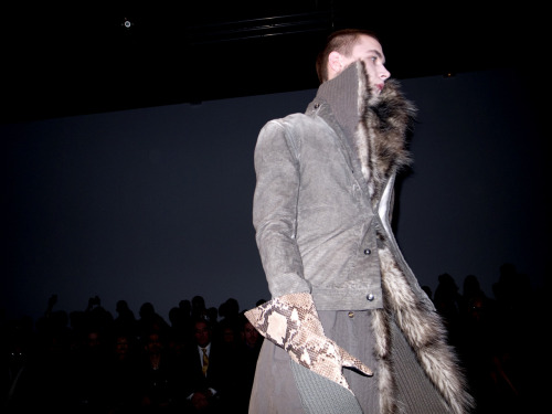 The Rick Owens F/W 2010 Men’s show  Click to see more pictures