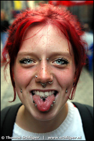  punk piercings weird freaky weirdo