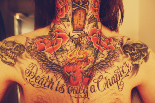 My chest piece done by Dennis