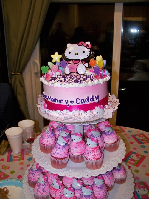 hellokitty Red Velvet Hello Kitty Cake Cupcakes My parents got me