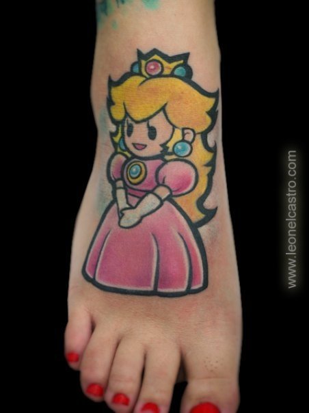 peach tattoos. My Peach tattoo!