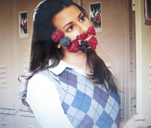 Rachel Berry Tags Beard Berries Food Glee TV comedy high school lea 