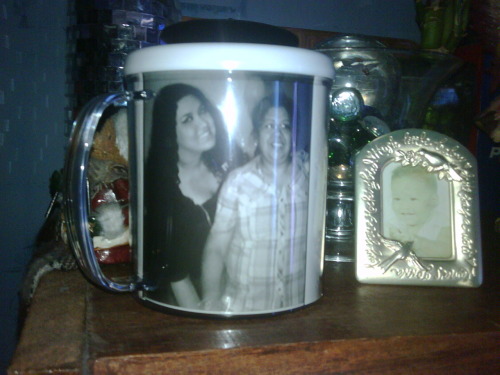I gave my mom a cup with picture of the two of us (pt.I)