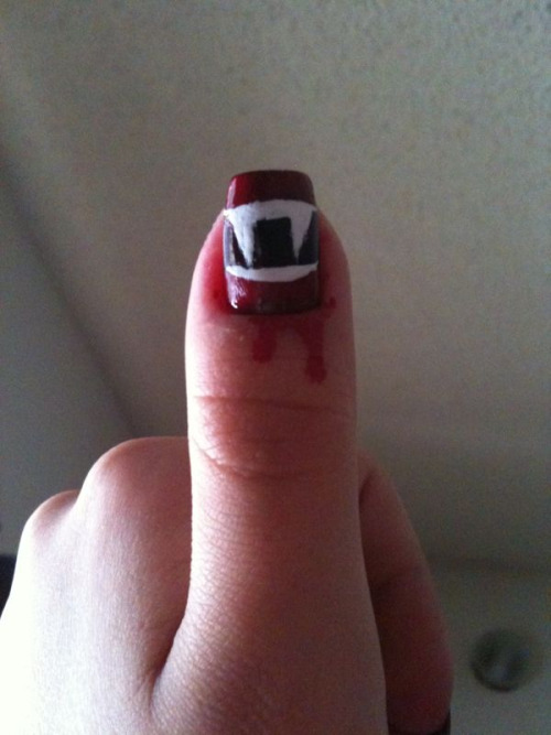rusted-fang: Vampire Diaries finale = me messing around with my nails in