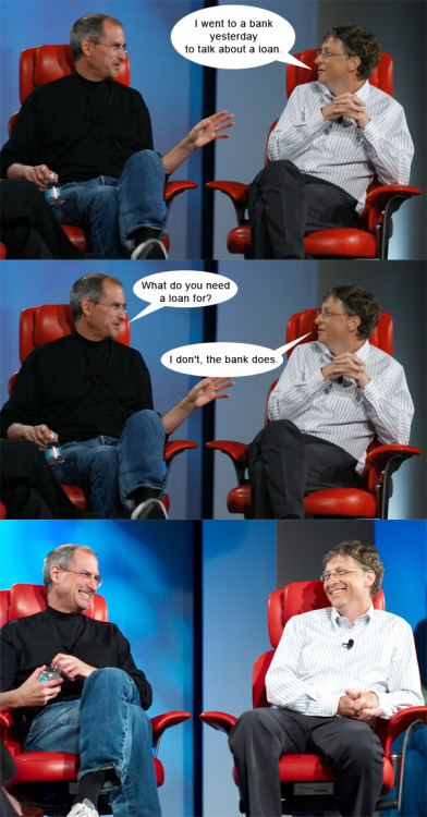 Steve Jobs vs. Bill Gates (Sad and Useless)