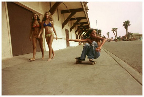 skateboarding in the 70's