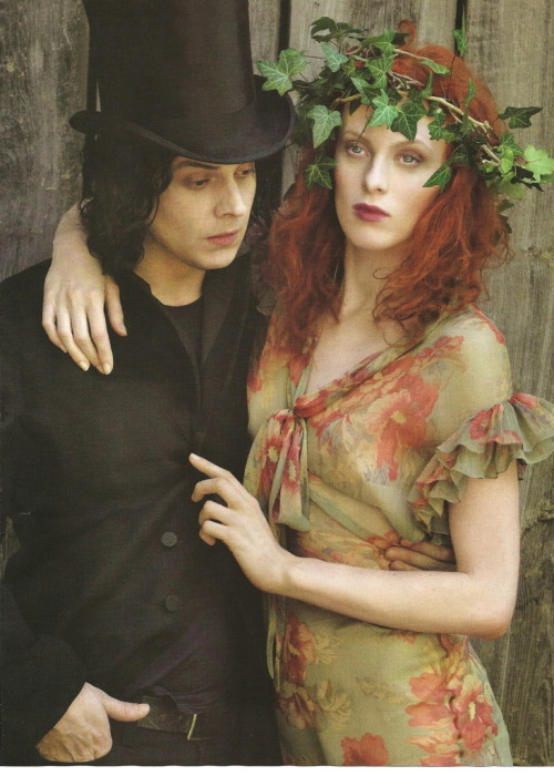karen elson and jack white in