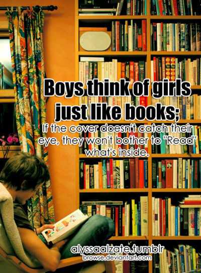 Boys Think Of Girls Just Like Books | SayingImagescomBest Images 