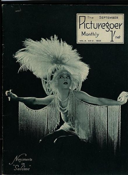 thetranscendentalmodernistAlla Nazimova in Salome 1923 TheFashionSpot