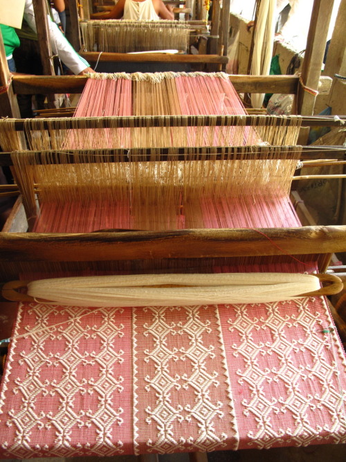 This is how a traditional loom looks like.  February 2010