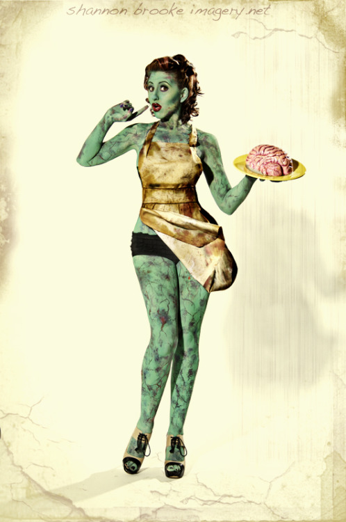 Photo of the Day Revecka as thee Zombie pinup Makeup and hair by Jennifer
