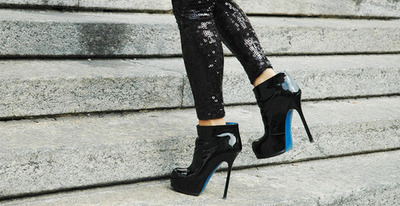 shoes of the day chic black booties