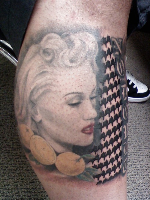 gwen stefani tattoos. This Gwen Stefani tattoo is