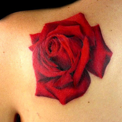 Photo. this rose tattoo by