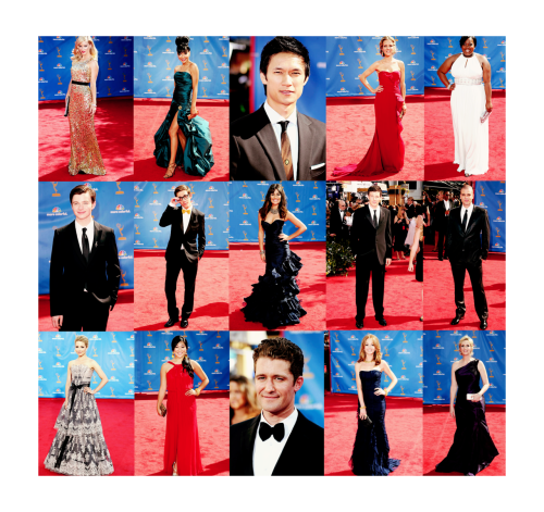 jessramblings:  glee cast at the emmys