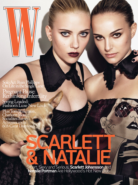Scarlett Johanssen and Natalie Portman