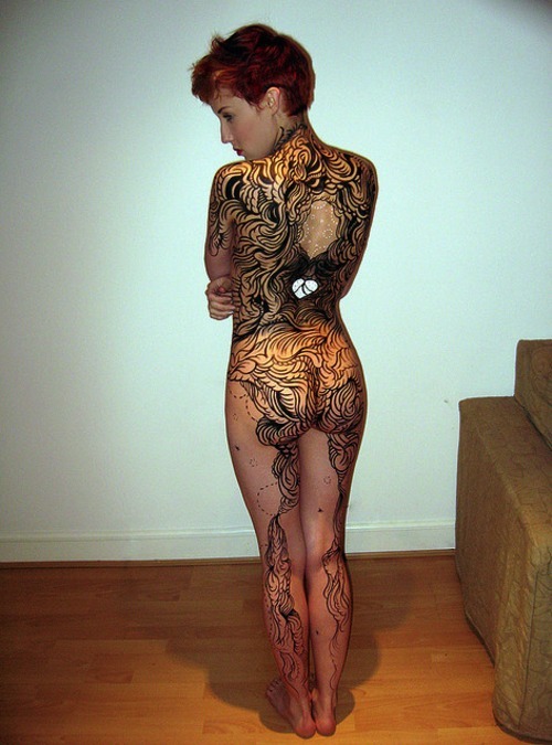 Posted September 7, 2010 at 6:04pm in tattoo ink girl naked back tattoo 