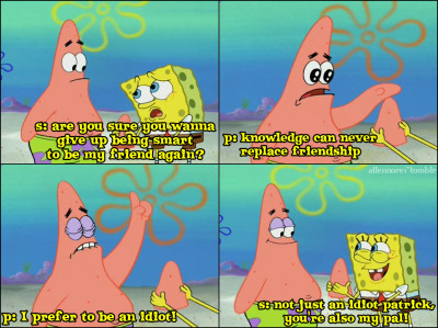 spongebob 0 on Mithical (randomness-is-epic: Knowledge can never replace...)