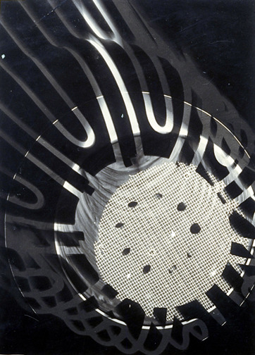 Laszlo Moholy-Nagy Photogram with Diagonal Shape