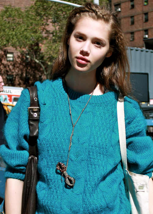 Anais Pouliot in Models NYFW SS 2011 After Lacoste 8230 Straying