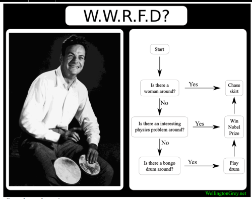 What would Richard Feynman do? via Kurt White