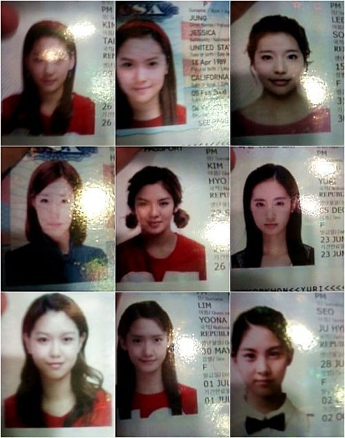 That’s insane whoever got a hold of their passport pictures. I find it funny how a majority them are wearing the red SNSD sweaters. LOL.