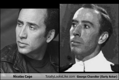 Nicolas Cage Totally Looks Like George Chandler (Early Actor)