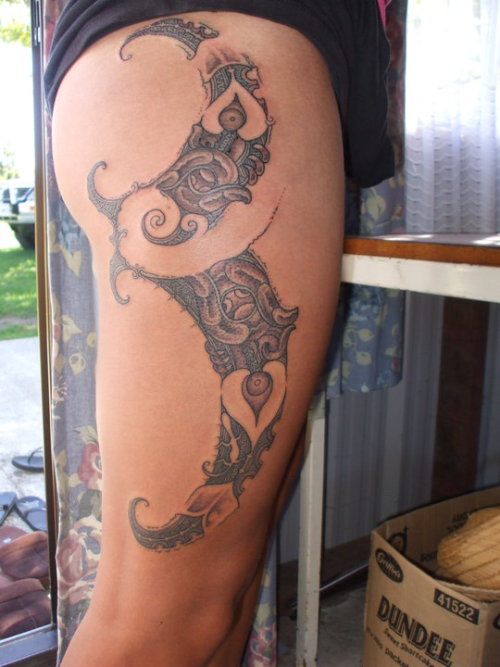 moko maori tattoos. My brothers Ta moko ( Maori Tattoo) 1st stage done, he still has to