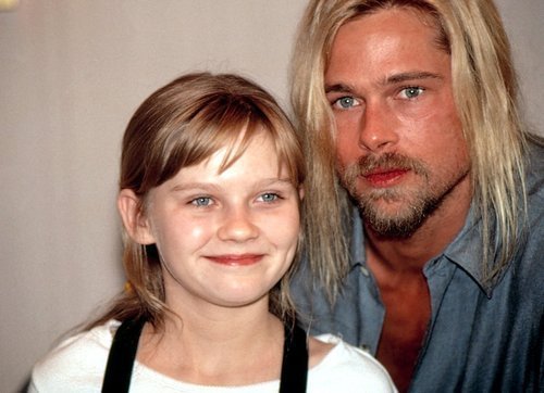 Brad Pitt 1994. Kirsten Dunst and Brad Pitt