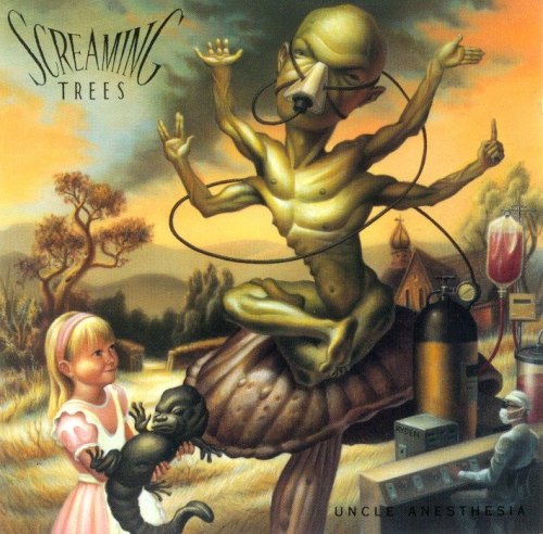 Uncle Anesthesia's Screaming Trees album cover Artwork by Mark Ryden