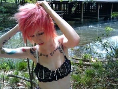 Tags: girls tattoos hair dye pink piercings