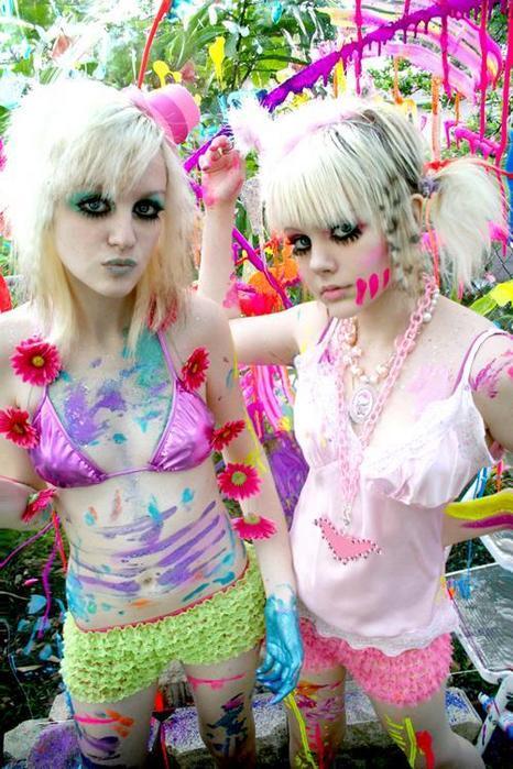 Kiki Kannibal and Dakota Rose Reminds me of high fashion carnival style 