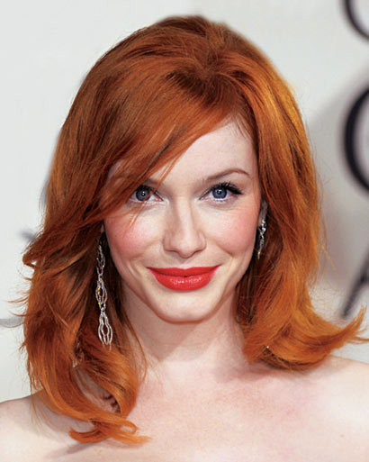 ELLE BEST CELEBRITY HAIRSTYLES FOR 2010   The Shade: Strawberry Winner: