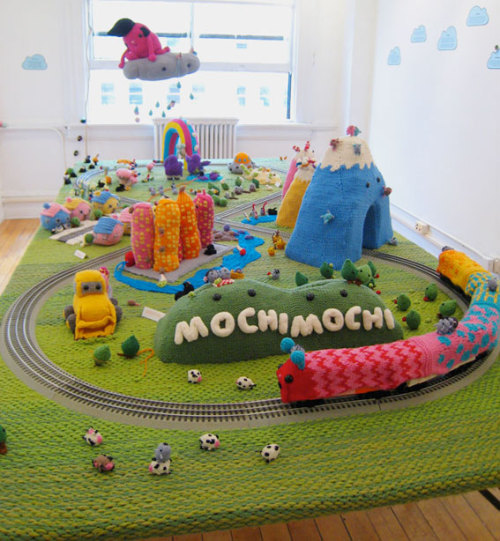 want to live in this little land of cute knitted things!