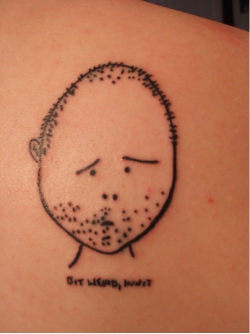 the greatest tattoo ever karl pilkington tattoo 19 7th November 2010