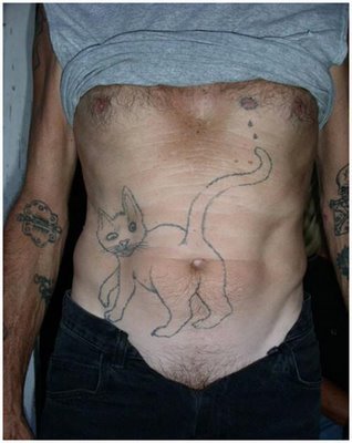 Tattoos For Pets. Tagged: lol gross cats pets