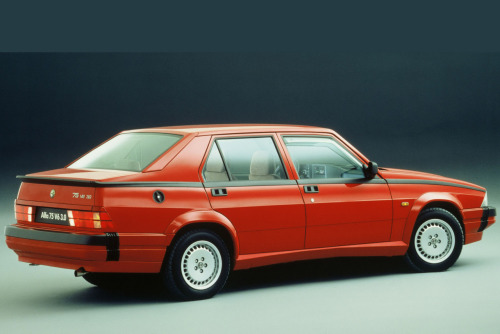 Special 1980 8217s Sport Cars 1986 Alfa Romeo 75 Turbo Evoluzione