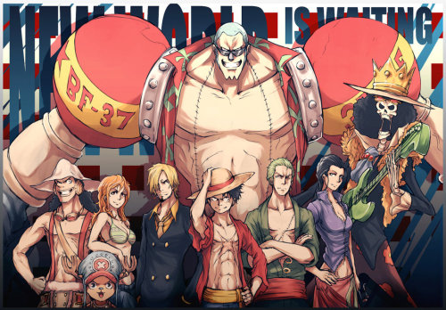 Nami's boobs are bigger Ussop looks super manly Franky is SUPER 
