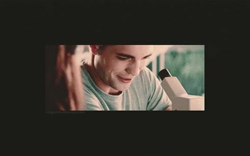  Bella: “What?”Edward: “…uh, nothing. Huh.”  