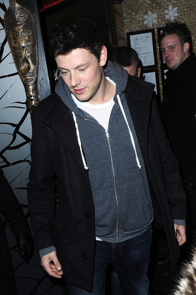 Cast of Glee enjoys a night out in London.