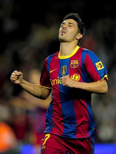  As is per usual, we forgot to wish a very happy birthday birthday to Barcelona’s David Villa, who turned 29 on Friday. May his last year in his 20s be filled with many more sex face celebrations.