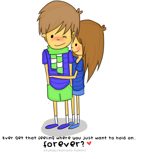 stupidcreations:  Ever get that feeling where you just want to hold on.. FOREVER? 