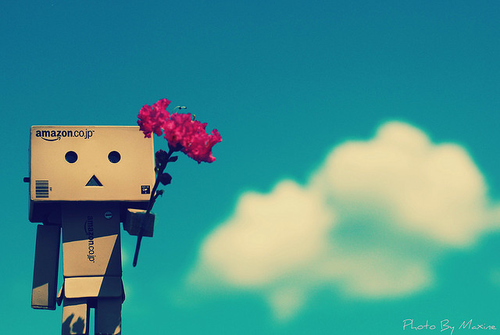 Tagged Cute Flower Sky Cloud Danbo Box Robot Box Robot Amazon Amazon Box