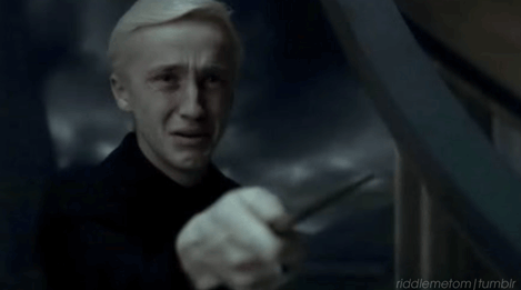  Draco Malfoy Tom Felton Harry Potter half blood prince sad scared