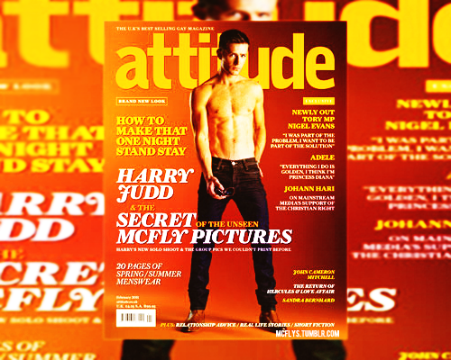 tommcfly Harry fans are in for a right treat with this months attitude mag