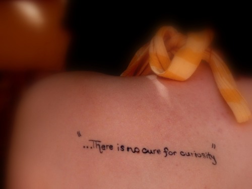 fuckyeahtattoos:This is one of my tattoos, it is a quote from Dorothy ...