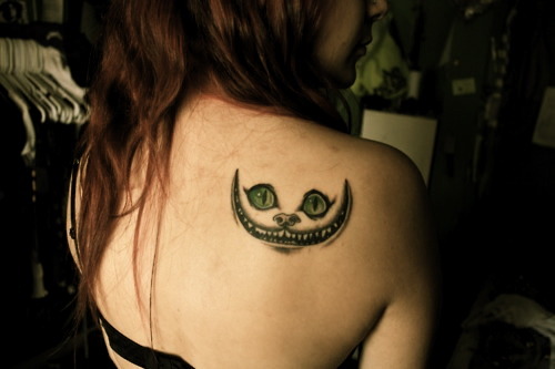 cheshire cat tattoos. cheshire cat tattoo