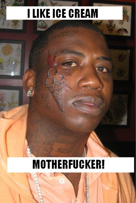 gucci new tattoo on face. his new face tattoo… and