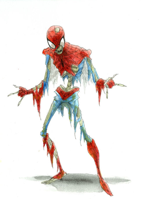 Your Friendly Neighborhood Spider-Man Turned Into a Zombie