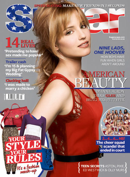 dianna agron twitter. Dianna Agron on the cover of